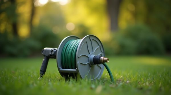 L'enrouleur de tuyau d'arrosage qui facilite vraiment l'arrosage